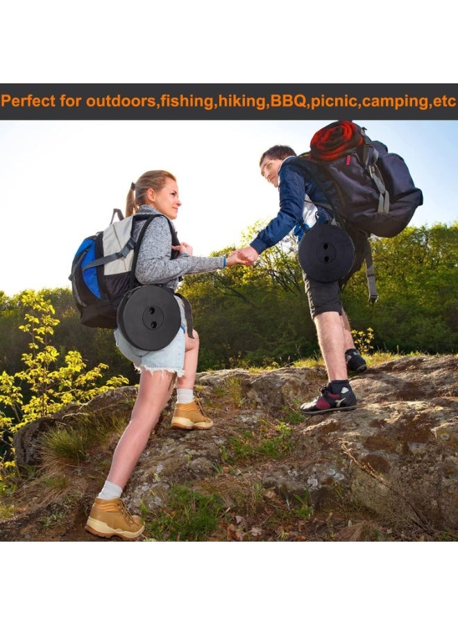 Forest Home Upgraded Collapsible Stool, 400lbs Max Weight, Lightweight But Sturdy, Portable Retractable Folding Telescoping Foldable Camping Stool for Adults Outdoor Fishing Hiking Travel BBQ - Image 2